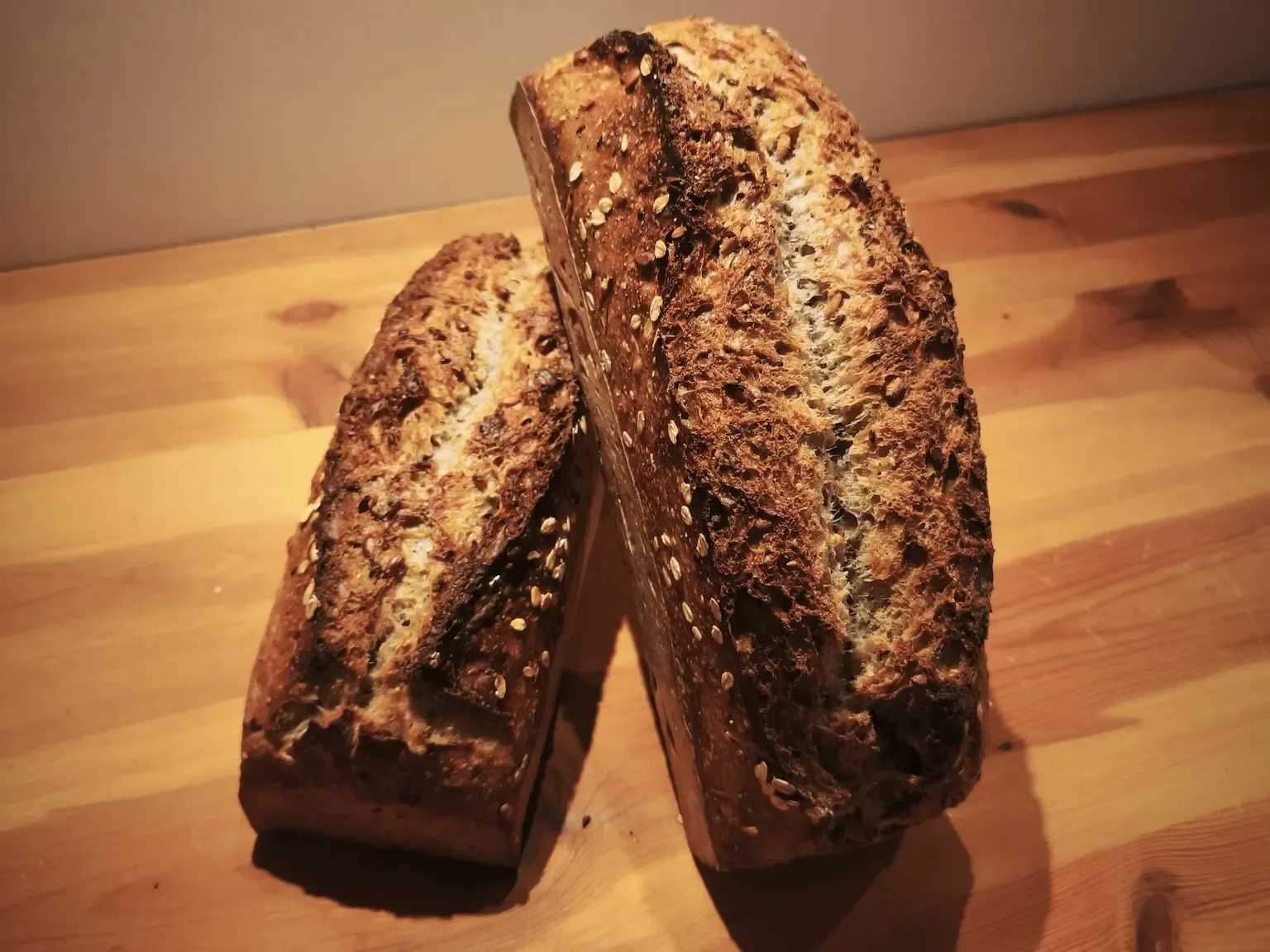 Pain de campagne moulé aux graines